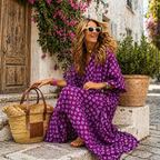 Amira zomerjurk dames_violet_detail