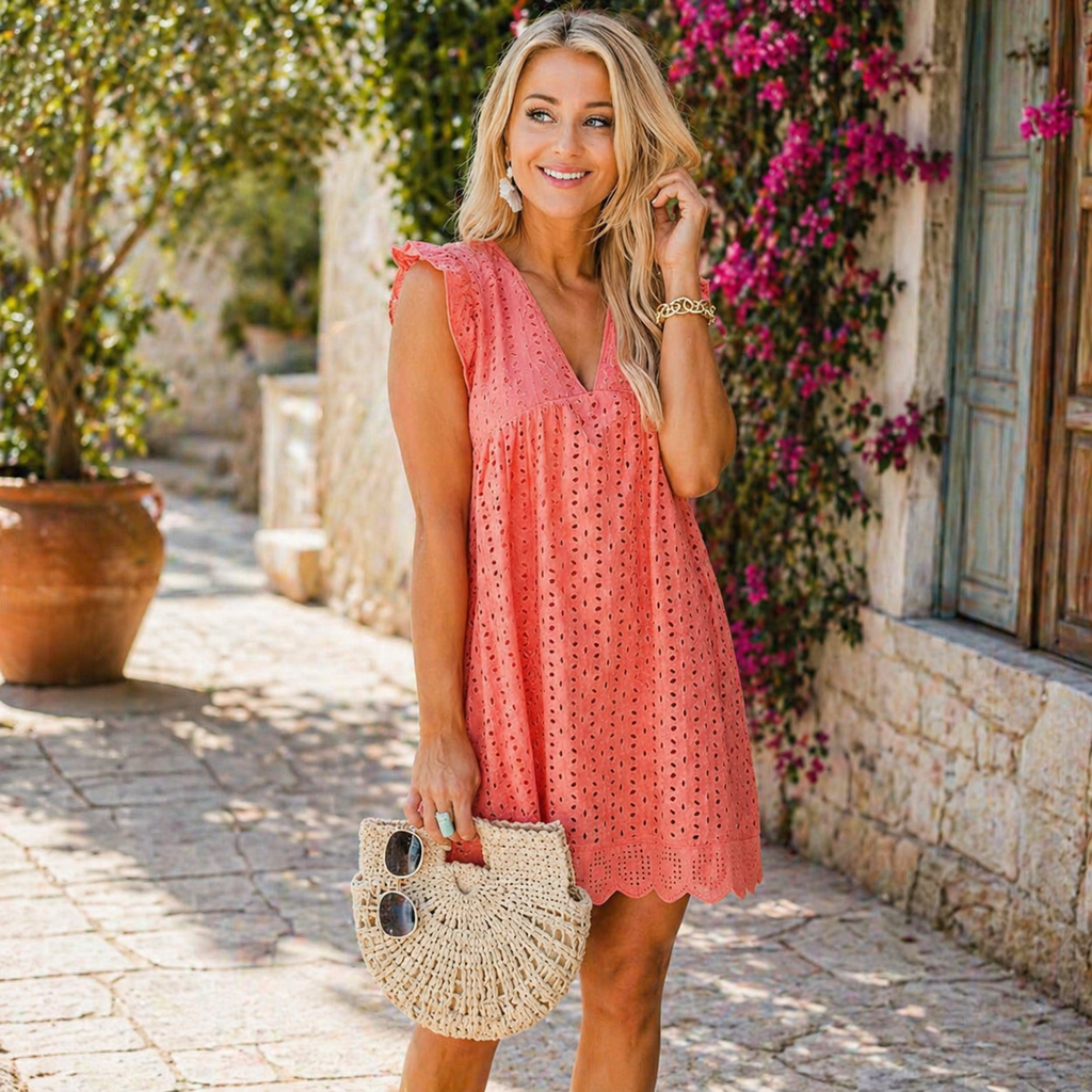 Isa Zomerjurk dames_oranje