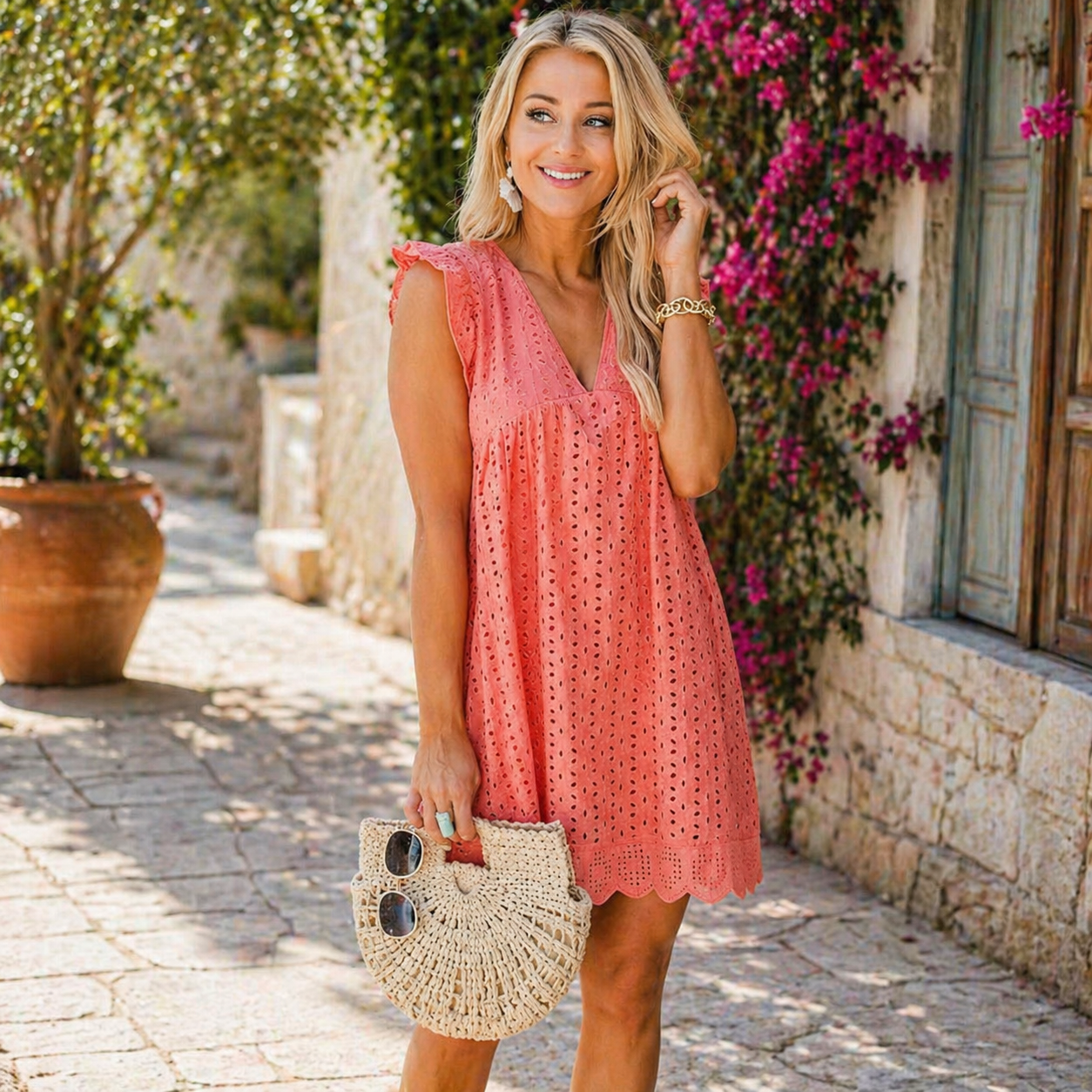 Isa Zomerjurk dames_oranje