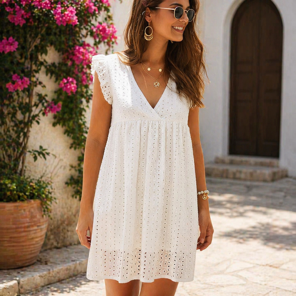 Isa Zomerjurk dames_wit
