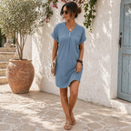Juna zomerjurk_blauw