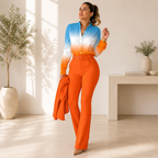 Luna 2-delige set_oranje