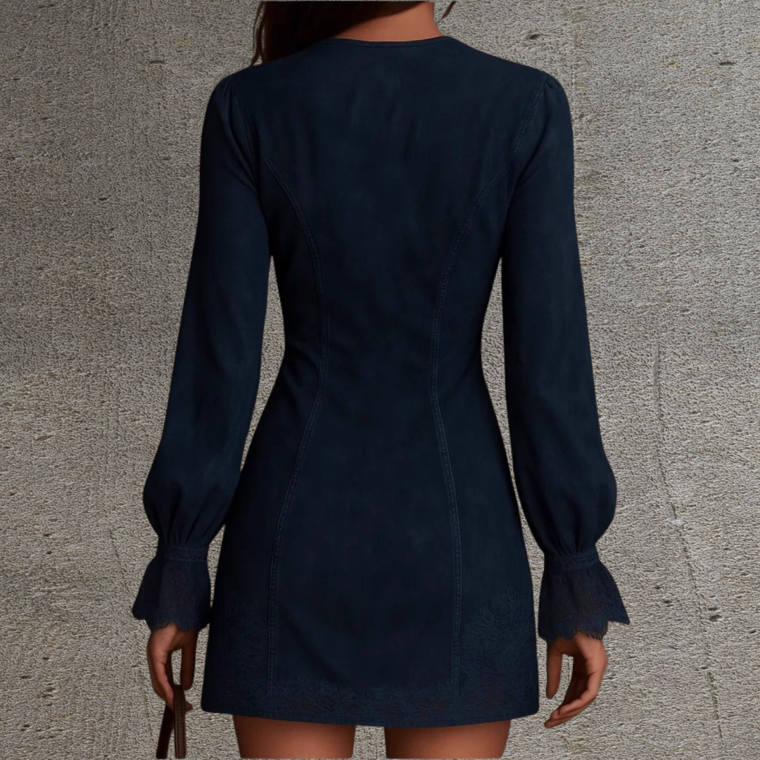 Julia | Elegancka mini sukienka z długimi rękawami